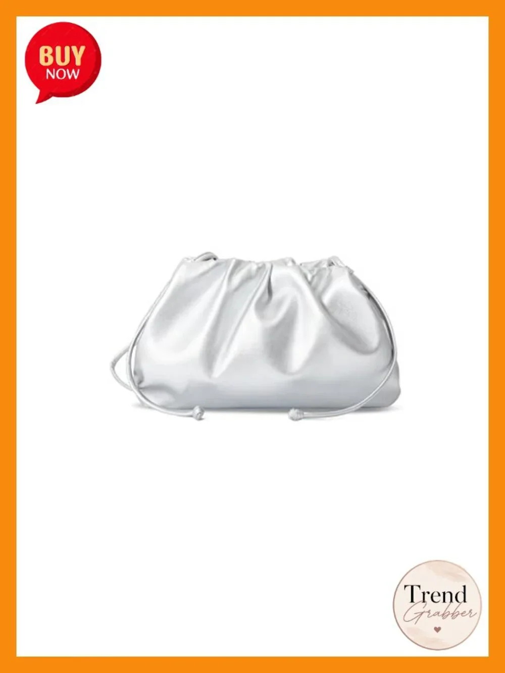 Pleated Vegan Leather Clutch Purse for Women Crossbody Shoulder Bag Formal